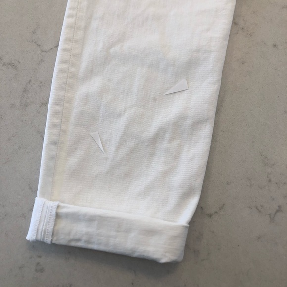 J Brand White Destructed Boyfriend Aidan Jeans - Picture 4 of 8